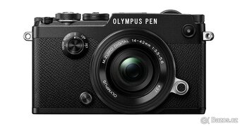 PEN F + 14-42 EZ Limited Black - nový, nepoužitý + přísl. - 7