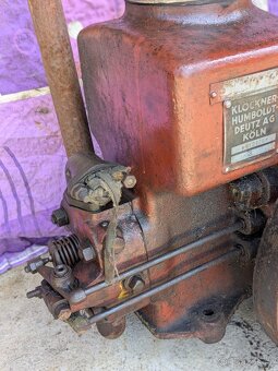 Stabilní motor Deutz značený orlicí - 7