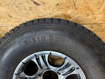 ALU KOLA MITSUBISHI 15X71/2JJ ET -8 6X139.7 PNEU 31X10.50R15 - 7
