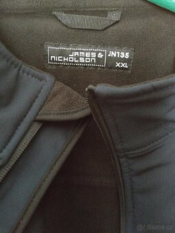 Softshellová bunda, pánská, černá, reklamní, XXL, pošta 75.- - 7