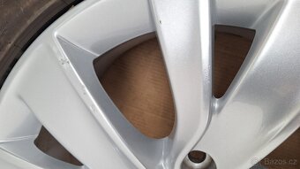 Alu kola Opel 18" 5x115 zimní pneu 235/45 R18 6-7mm - 7
