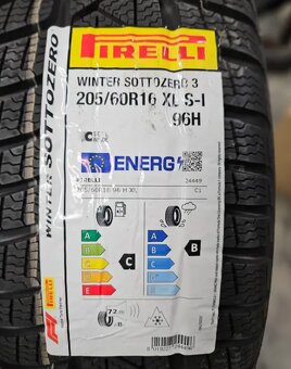 16" ZIMNÍ KOMPLET 5X100 ET45 6J + PIRELLI 205/60 - 7