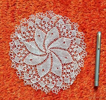 Retro dečky krajkové - háčkované či paličkované - 7