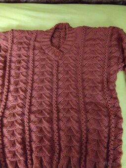 Svetry ručně pletené nové - 7