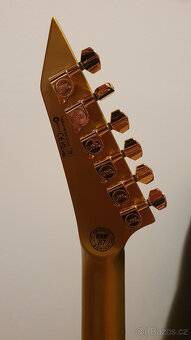 Zánovní kytara ESP LTD M-1 '87 Metallic Gold - 7