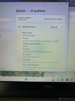 Notebook Notebook Dell Latitude E7240 i5 / 8 GB / 256GB SSD - 7