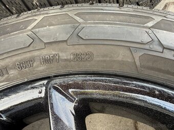 4x al kola 5x120 17 + pneu zimní 215/60 R17C - 7