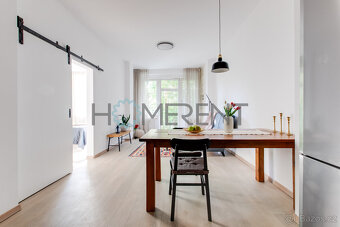 Pronájem útulného bytu 2+kk s balkonem do zeleně – Vršovice, - 7