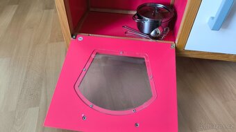 Dětská drevena kuchyňka s příslušenstvím - 7