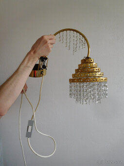 Křišťálový lustr - pětiramenný - 7