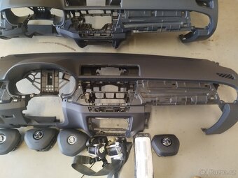 Airbagová sada Škoda fabia 3 lift, před, navi i bez - 7