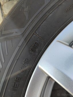 Prodám zánovní letní kola 17 5x127 ET 36 zánovní letní pneu - 7