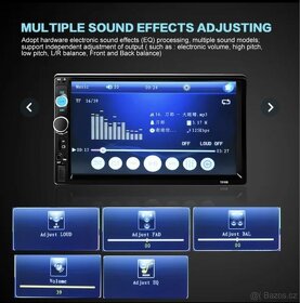 autorádio Double 2Din 7” HD Touch - 7