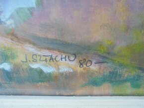 OBRAZ OLEJ NA KARTONU-J.SZSTACHO - 7
