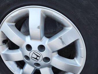 17"letní alu sada 5x114 origo Honda CRV mk4 mk3 225/65 - 7