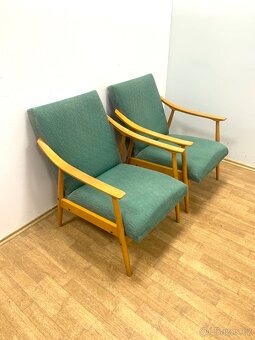 Retro křesla 60. léta Brusel - 7