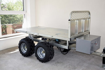 Hydraulický sklápěcí vozík za čtyřkolku 1.400kg s SPZ - 7