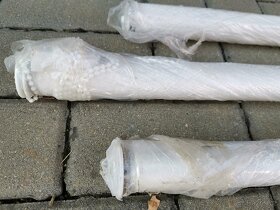 IKEA SANDVEDEL Rolety bílé látkové 144x160cm - 7