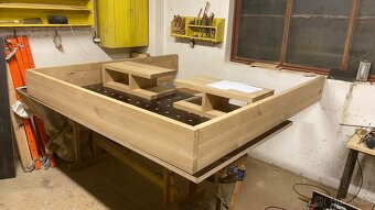 DUBOVÁ POSTEL - 200x200 - Levitující - 7