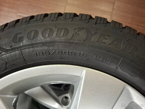 Nová zimní sada Škoda Fabia III, Rapid 185/60 R15 Goodyear - 7