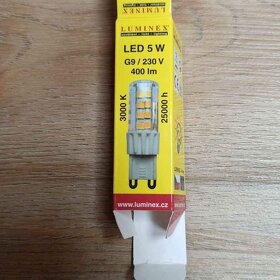 Stropní světla dřevo + LED žárovky G9 - 7