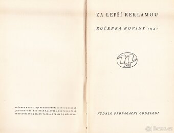 Za lepší reklamou - starožitná kniha z roku 1931, top stav - 7