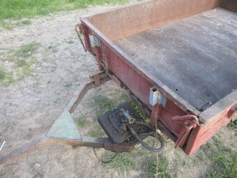 Vozík za malotraktor - třístranný sklápěč - 7