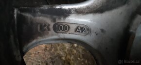 ALU disky 4x100 5,5j x 13 et38 + pneu 155/70 R13 - 7