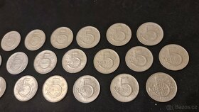 5. Sada 5Kčs - Pětikoruna - 19Ks - Žádná stejná - 7