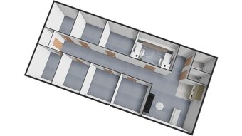 PRONÁJEM NOVÉ KANCELÁŘE O CP CCA 14,90 M2 V BRNĚ - 7