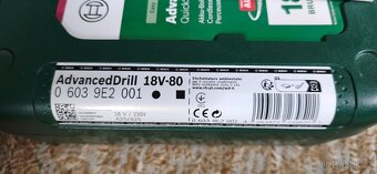 Vrtací šroubovák BOSCH AdvancedDrill 18V-80 QuickSnap - 7