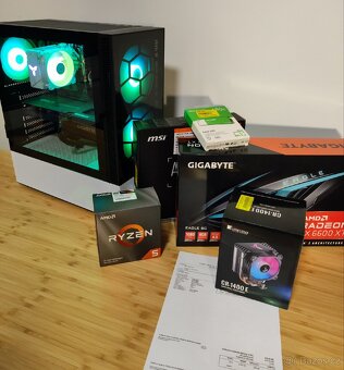 Nový herní PC, RX 6600XT, Ryzen 5 3600 - 7