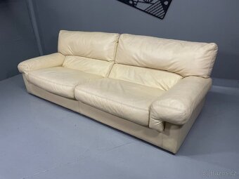 Kožená sedačka , italský design - 7