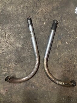 Jawa pérák 2x kolena výfuku - 7