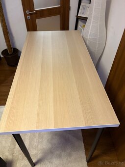 IKEA ADILS Psací stůl dub 150x75 - 7