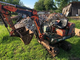 Minibagr, bagr, bagřík, Kubota KH 31 - 7