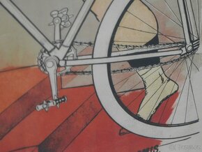 Originální reklamní litografický plakát CYCLES VINCENT FILS - 7