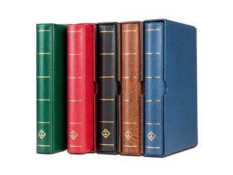 Albové desky LEUCHTTURM VARIO F + zasklené listy POFIS 76 ks - 7