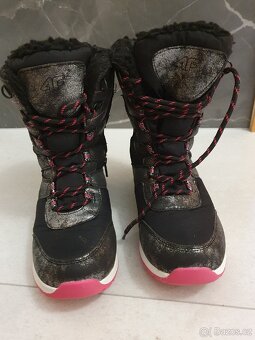 Dětské dívčí sněhule 4F, velikost 37, jako nové - 7