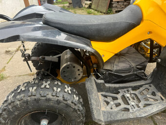 Dětská ELEKTRO čtyřkolka RENEGADE 1000W žlutá + vozík. - 7
