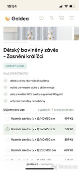 Bavlněný dětský závěs - 7