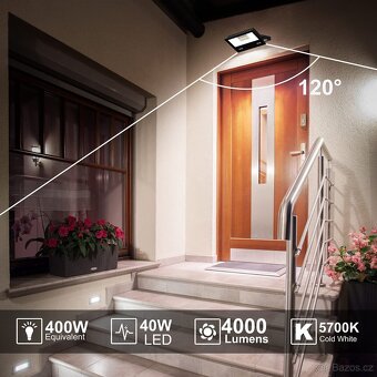 40W RGB LED světlomet - 7