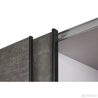 Nova Šatní skříň ARAGON - dub artisan, beton 270x210x61 - 7