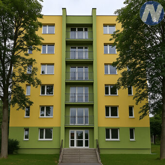 Pronájem bytu 1+kk+balkón, 27 m2, Mírová ulice, Vimperk - 7