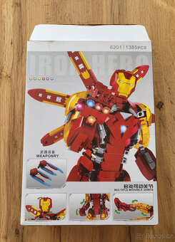 Ironman hero, stavebnice ne lego, marvel, postava - 7