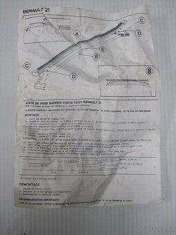 nové příčníky Renault 21 aj. - 7