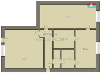 Pronájem bytu 2+1, 60 m², Pelhřimov, ul. Dolnokubínská - 7
