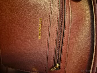 U.S.Polo Assn. kabelka Winterberry Shopping Burgundy - 7