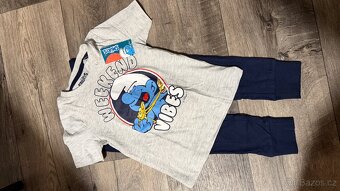 Dvoudílné pyžamo Šmoulové - 7