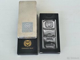 Germania Mint stříbrný slitek 1kg 1000g 999 Ag stříbro inves - 7